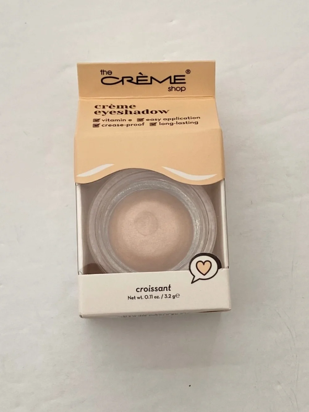 New The Crème Shop Crème Eyeshadow – Croissant